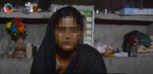 Screenshot from video of Savita recounting her traumatic experience